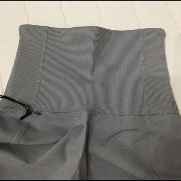 Cutout pants NWT KARMA high waisted rise crop leggings sports yoga runni… - Picture 7 of 9